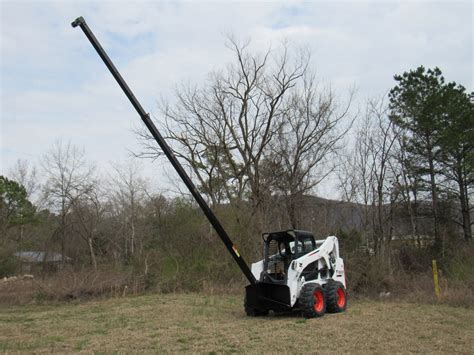 skid steer quick attach boom pole